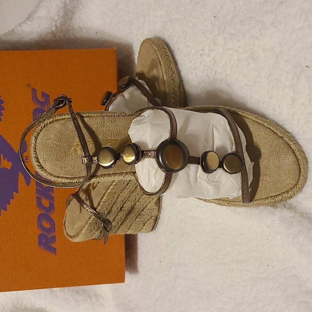 Rocket Dog Gatwick espadrille heels with ankle strap